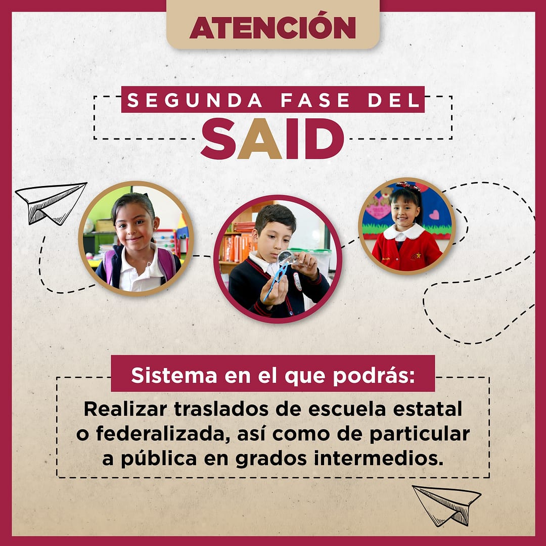 said-segunda-fase-2024-cambio-de-escuela-inscripciones-extemporaneas