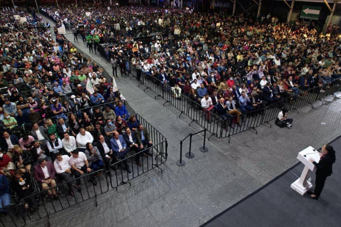 Claudia Sheinbaum en campaña En menos de un mes, presumió logros en 25 eventos masivos dentro y fuera de la CDMX 6543