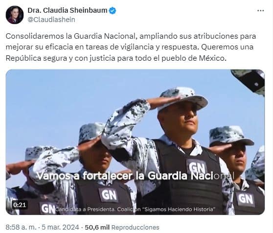 guardia nacional claudia sheinbaum