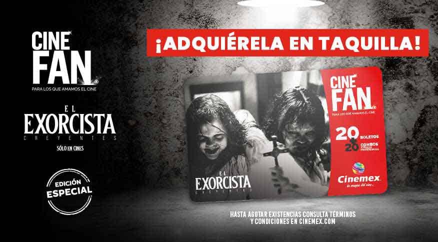 Tarjeta Cinefan de Cinemex