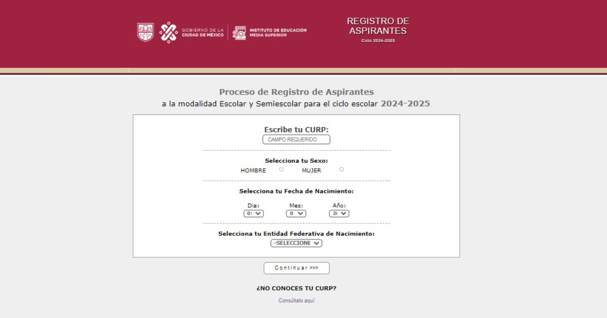 Registro IEMS CDMX 2024 convocatoria y calendario