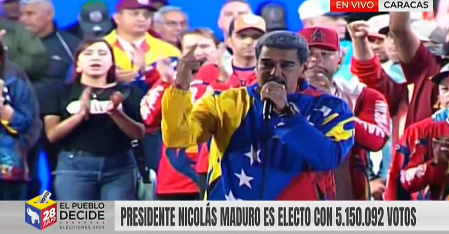 El conteo oficial de la CNE le dio el triunfo a Nicolás Maduro