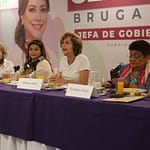 Aunque no milita de manera formal en Morena, Rosaura Ruiz sí suele colaborar con las candidatas y candidatos del partido