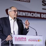 David Kershenobich durante la campaña presidencial de Claudia Sheinbaum