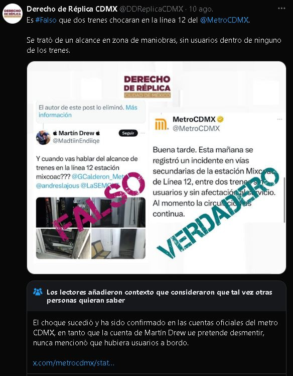 fake news cdmx derecho de replica