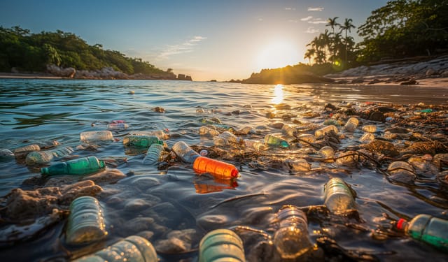 Lo que es aún más alarmante es que se estima que los plásticos reciclados representarán solo el 12% del uso total de plástico en 2060, mientras que las fugas de plástico al medio ambiente se duplicarán y llegarán a 44 millones de toneladas anuales, con consecuencias devastadoras para la salud humana y los ecosistemas naturales. Foto: Pixabay.