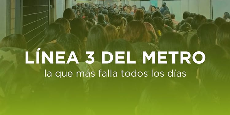 linea 3 del metro cdmx fallas