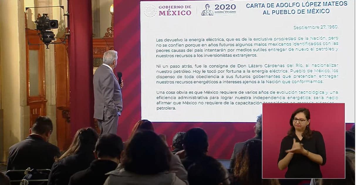 Carta de Adolfo López Mateos sin evidencia de que exista acepta Presidencia 5