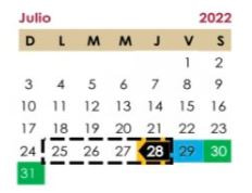 El ciclo escolar 2021-2022 terminará el 28 de julio