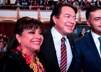 Mario Delgado, García Harfuch y Clara Brugada, posibles candidatos de Morena para CDMX, presentes en informe de Sheinbaum portada