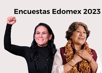 Delfina Gómez puntera en las elecciones Edomex 2023.