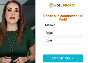 Oil Profit es falso. Entrevista fake de Azucena Uresti circula en redes portada