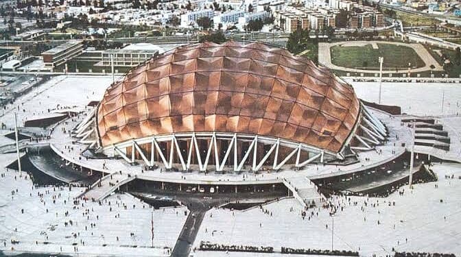 El Palacio de los Deportes formó parte de un plan arquitectónico conocido como Ciudad deportiva de la Magdalena Mixiuhca. FOTO: instagram.com/@palacio_de_los_deportes