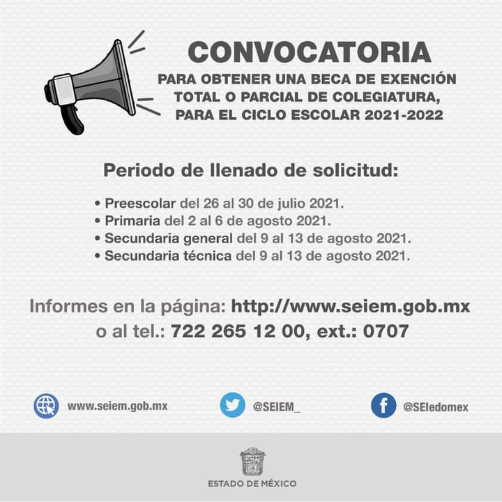 El próximo lunes inicia el registro para las Becas SEIEM 2021 | Foto: Secretaría de Salud Edomex 