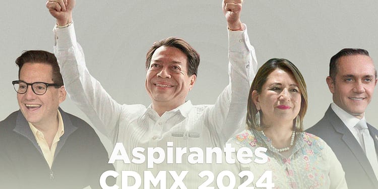 Quién gobernará la CDMX en 2024 Estos son los candidatos portada ok