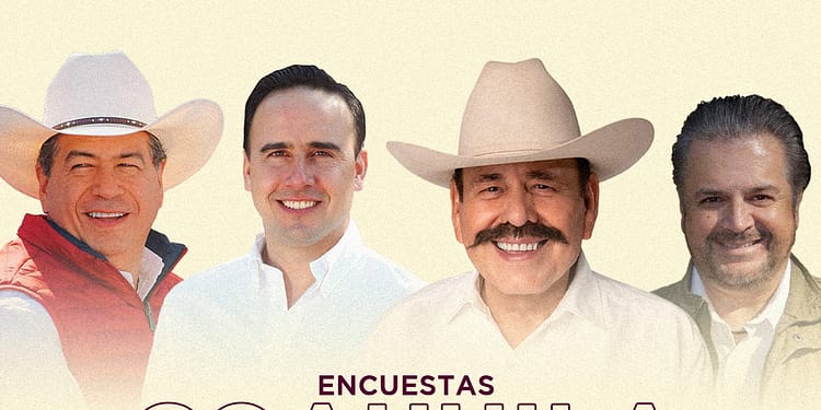 Encuestas Coahuila 2023. Al cierre de marzo, Manolo Jiménez es puntero, Guadiana va segundo coahuila PORTADA