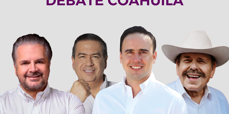 El primer debate por la gubernatura de Coahuila cambia la opinión del electorado. Imagen: Data Noticias.