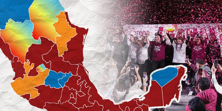 cuantos estados gobierna morena 2023 elecciones edomex coahuila portada