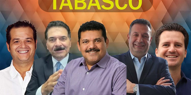 Posibles candidatos para gobernar Tabasco
