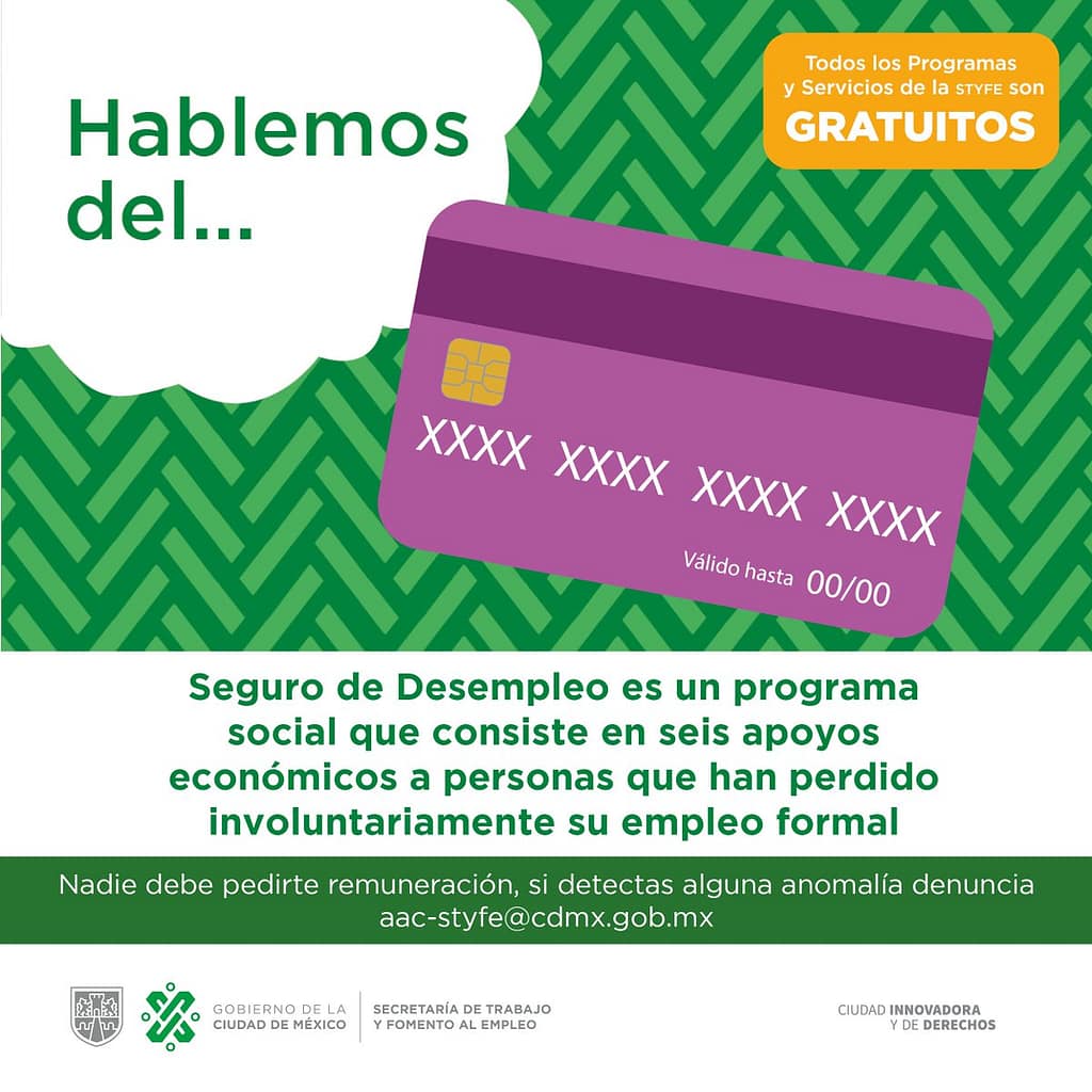 Tramita tu seguro de desempleo en CDMX