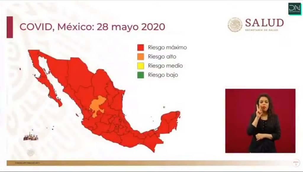 En este mapa se basará el semáforo epidemiológico
