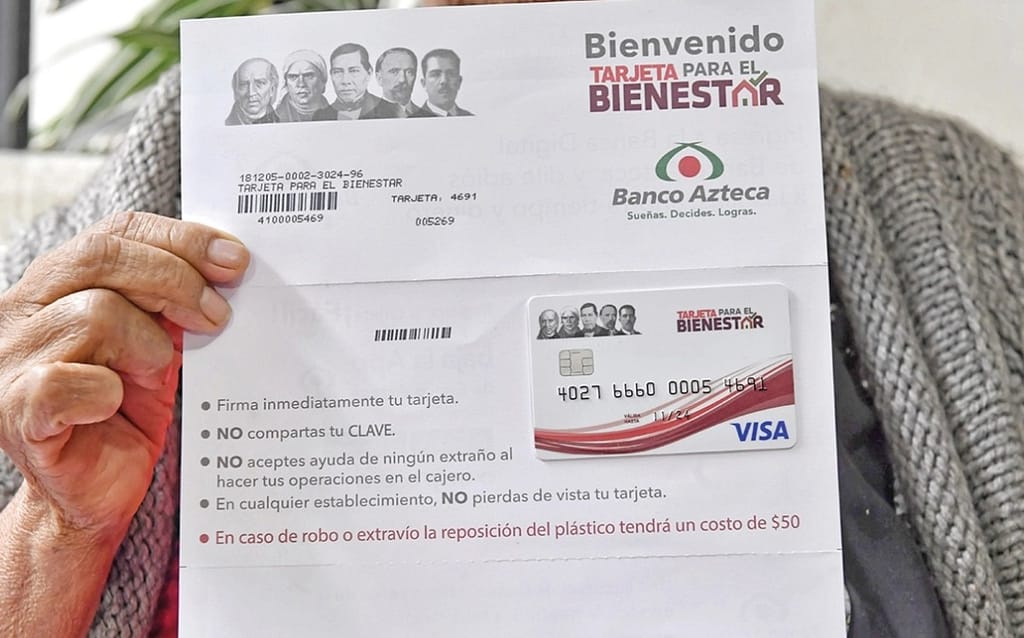 Así se ven las tarjetas reales que da la Secretaría del Bienestar 
