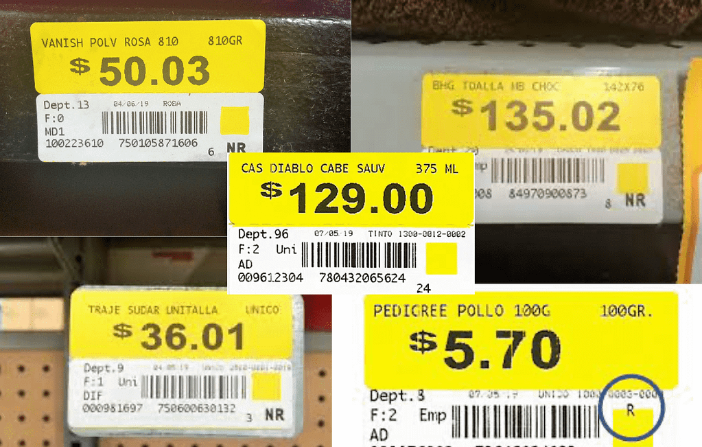 Centavos como estrategia para engañar al consumidor