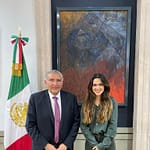 Andrea Chávez apoyó las aspiraciones presidenciales de Adán Augusto López