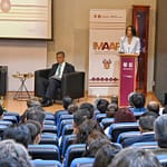 Es licenciada en Economía por la UNAM, con especialidades en el extranjero