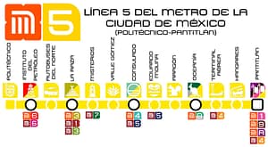 Consulta la ruta de la línea amarilla para que identifiques todas las vías posibles de llegada al Centro Cultural Jaime Torres Bodet del IPN / metro-cdmx.com.mx