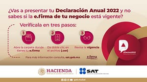 Un requisito para que las personas morales que tributan en RESICO puedan presentar su declaración anual es que cuenten con e.firma vigente, renuévala por internet / imagen: Twitter del SAT