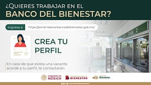 Crea tu usuario en el Portal Laboral del Banco del Bienestar e inscríbete a la vacante de tu interés / imagen: Twitter de Programas para el Bienestar