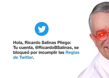 Por qué Twitter suspendió la cuenta de Ricardo Salinas Pliego portada