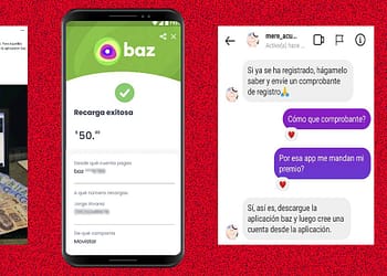 App Baz, de Banco Azteca, es utilizada para hacer fraudes en Facebook e Instagram portada