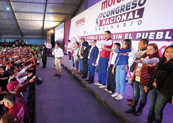 Este miércoles fue presentada una encuesta que Morena realizó sobre el INE y la propuesta de Reforma Electoral Foto: Especial