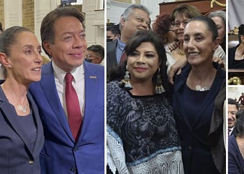 De Mario Delgado a Rosa Icela. El candidato de Morena, presente en el informe de Sheinbaum portada