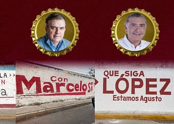 Marcelo y Adán Augusto le copian a Sheinbaum y se promueven en bardas de CDMX 1