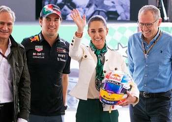 Sheinbaum-Fórmula 1-Checo-Pérez
