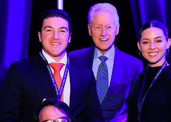 Mariana Rodríguez y Samuel García con Joe Biden Foto: Instagram