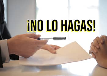 Es legal firmar una renuncia voluntaria cuando te dan tu contrato PORTADA