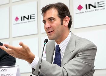 Lorenzo Córdova en el 2014 Foto: INE