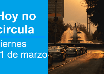 Hoy no circula viernes 31 de marzo cdmx edomex