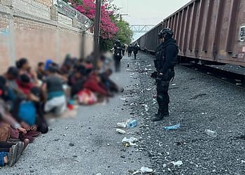 Autoridades efectuan acciones de verificación migratoria.