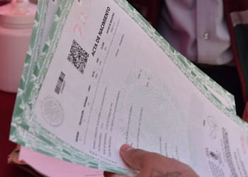 Acta de nacimiento foránea
