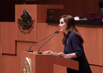 La periodista Lilly Téllez también quiere ser presidenta.