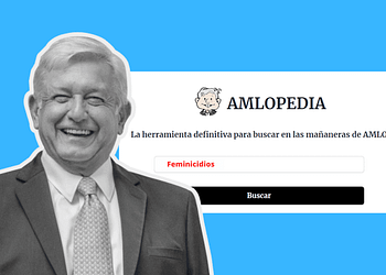AMLOpedia es la nueva herramienta para hacer búsquedas relacionadas con las mañaneras de AMLO. FOTO: DataNoticias
