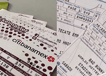 ¿Falsos? ¿Verdaderos? Aquí te decimos cómo identificar un boleto legítimo de Ticketmaster. FOTO: DataNoticias