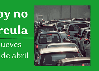 Hoy no circula 20 de abril