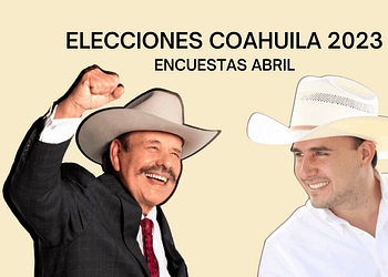 Jiménez y Guadiana lideran encuestas de Coahuila.