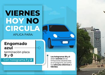 Hoy no circula 19 de mayo 2023 viernes CDMX